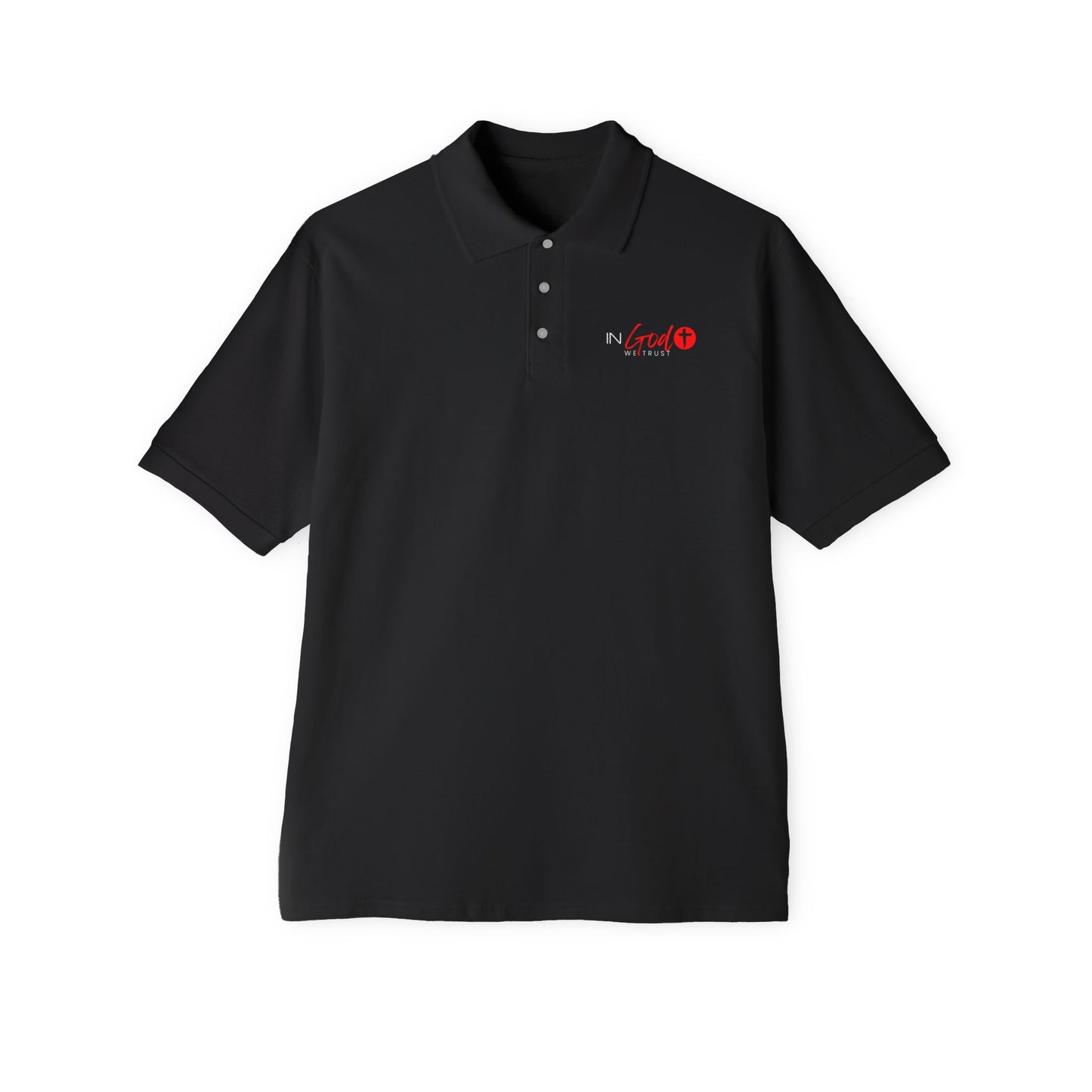 Polo Shirt: In God We Trust