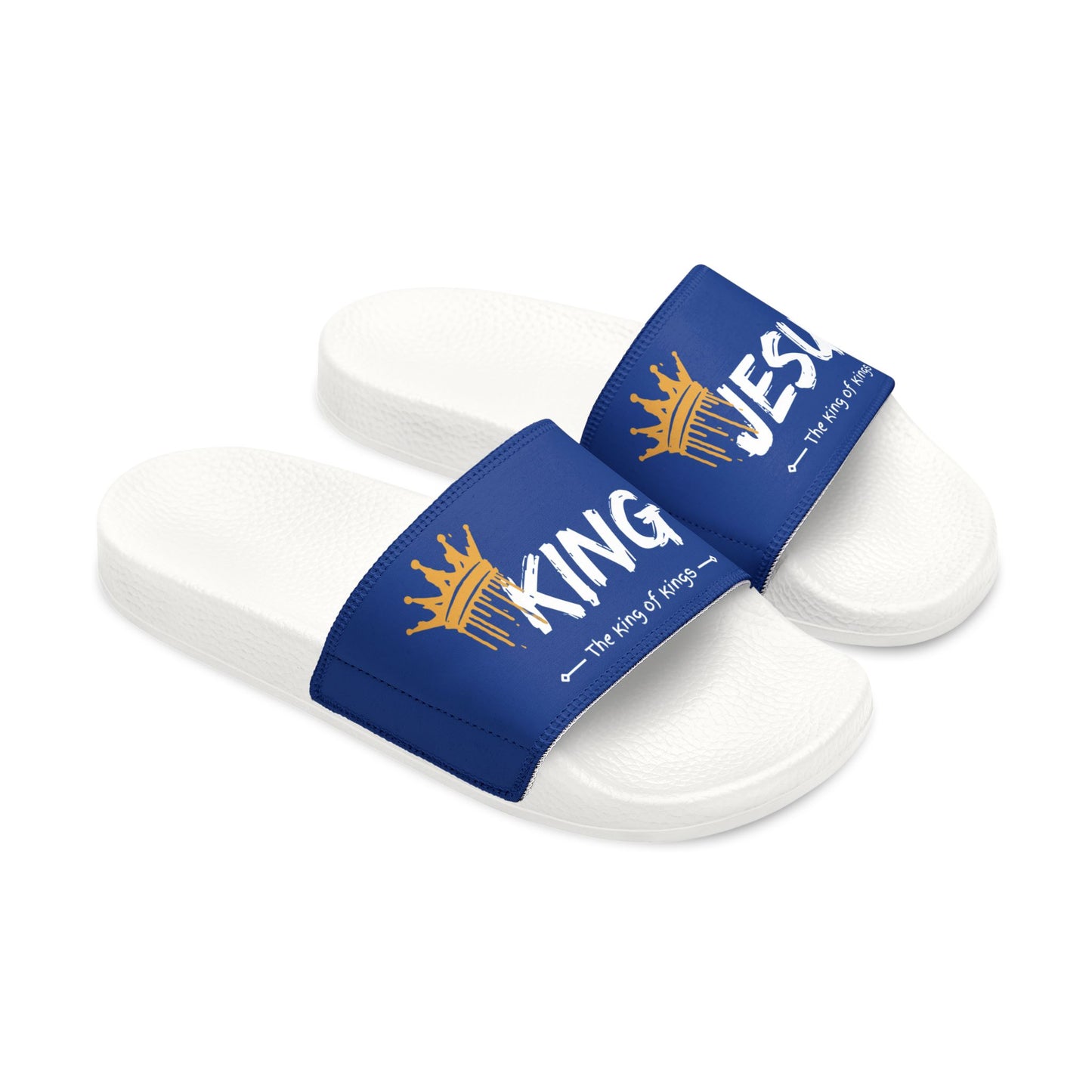 Sandals - Blue: King Jesus