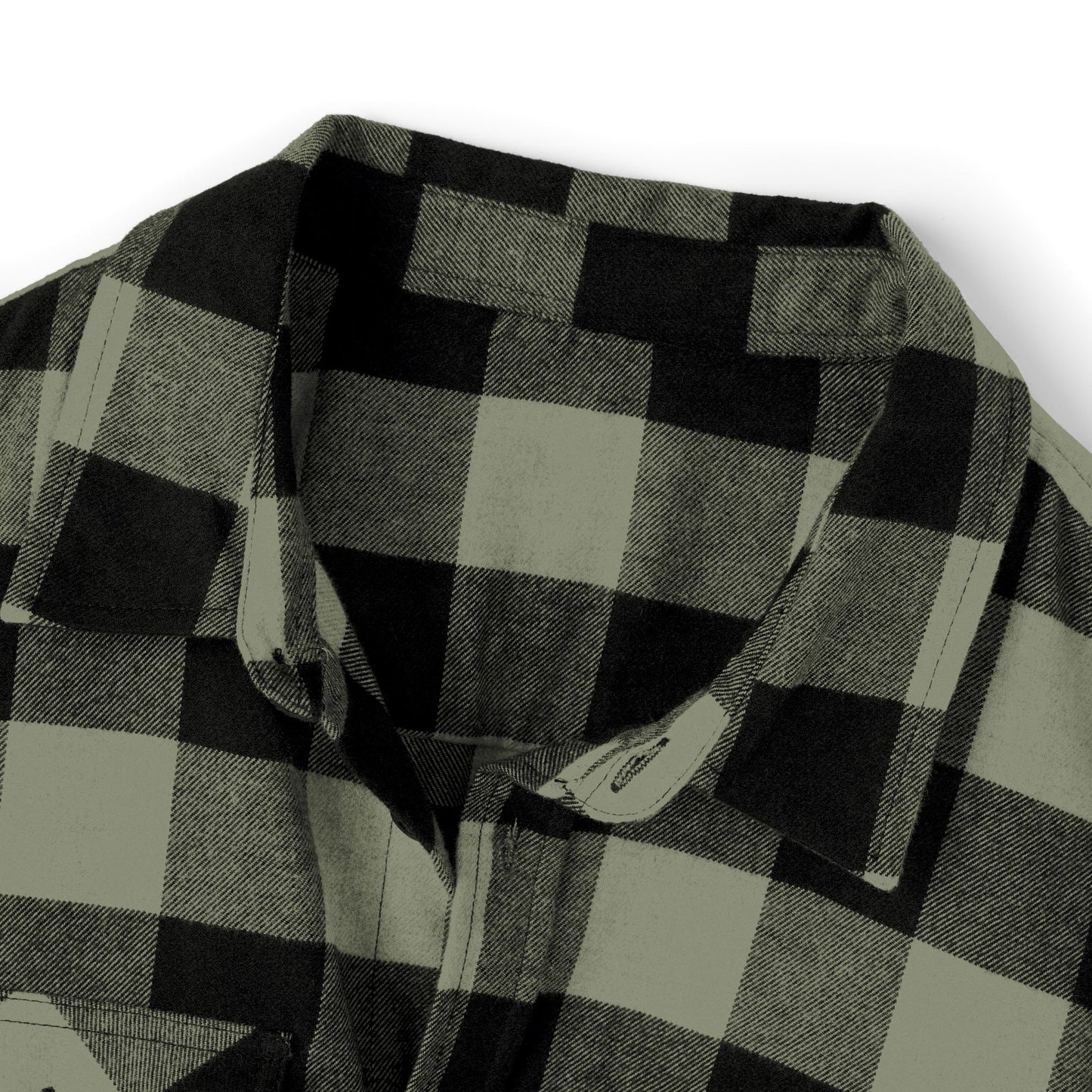 Flannel Shirt (Checkered): Rest In Jesus