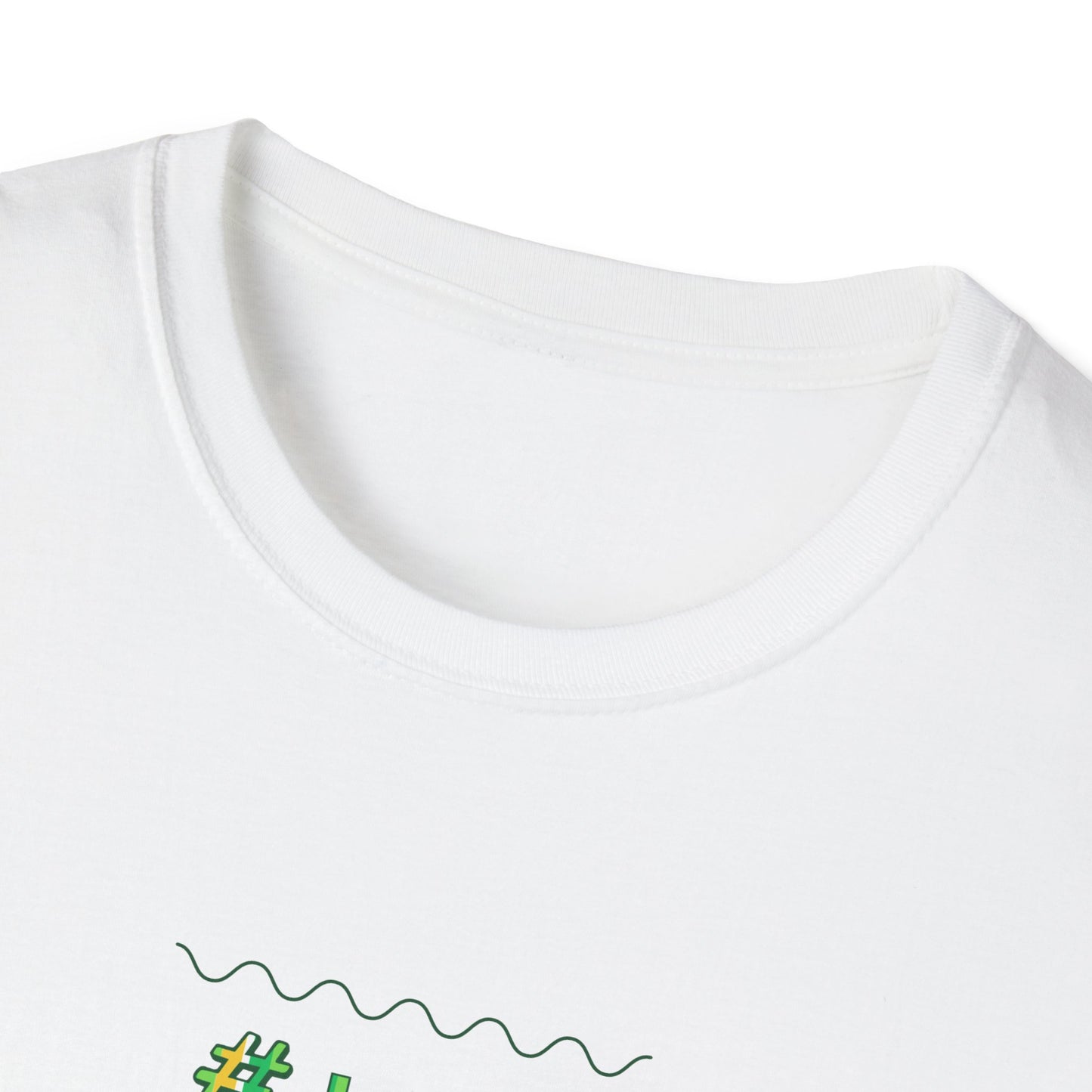 Soft T-Shirt: #Jesus Green