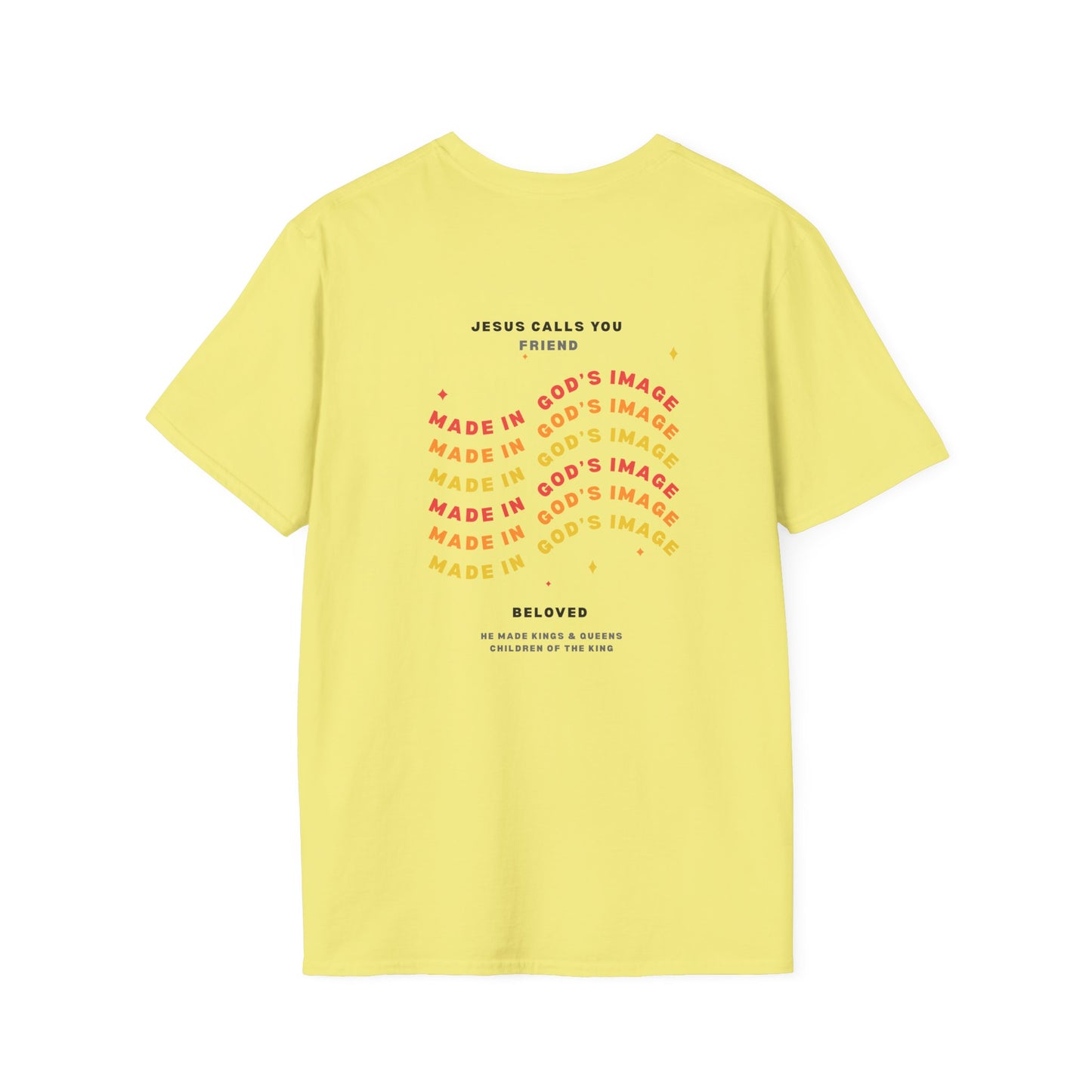 Soft T-Shirt: #Jesus Yellow