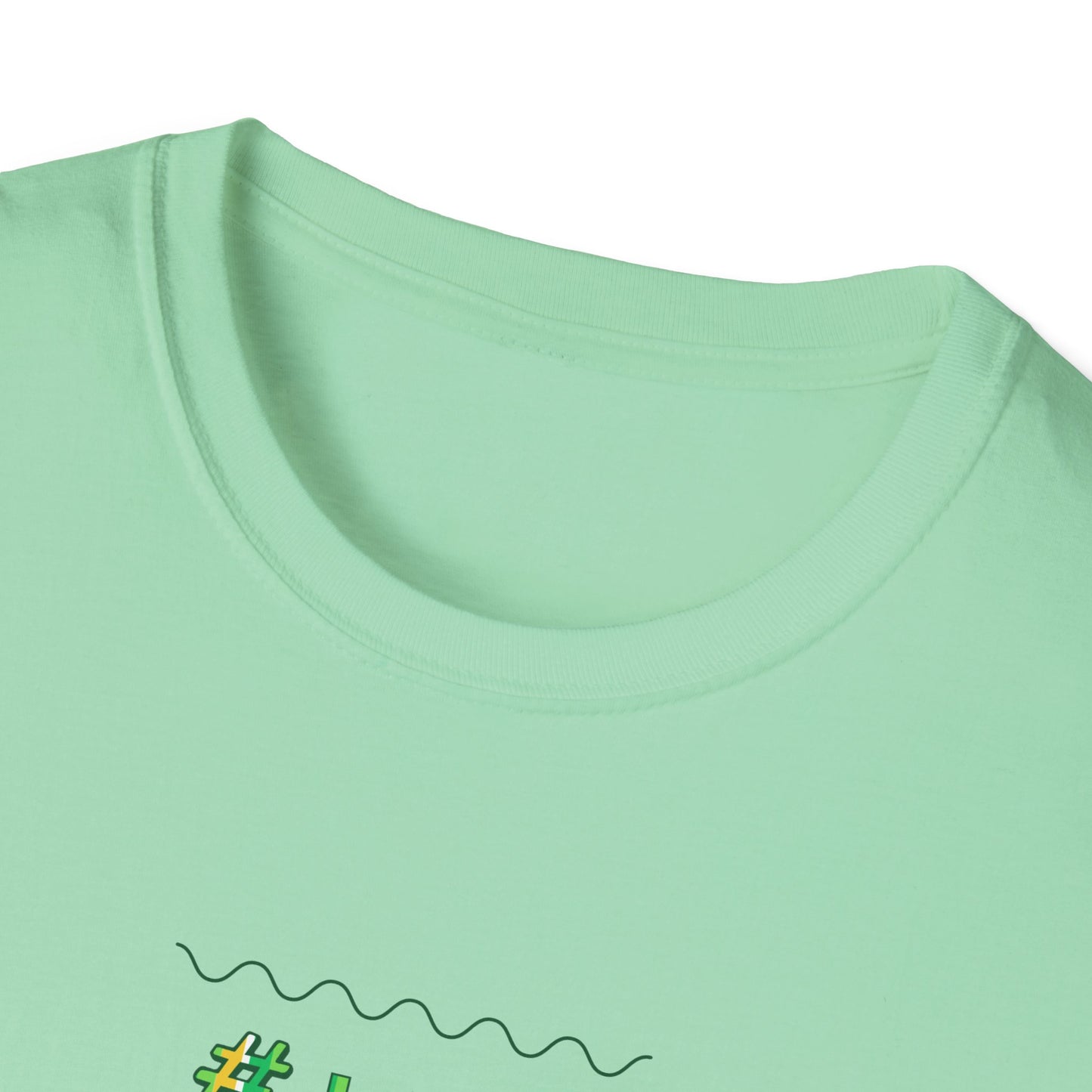 Soft T-Shirt: #Jesus Green