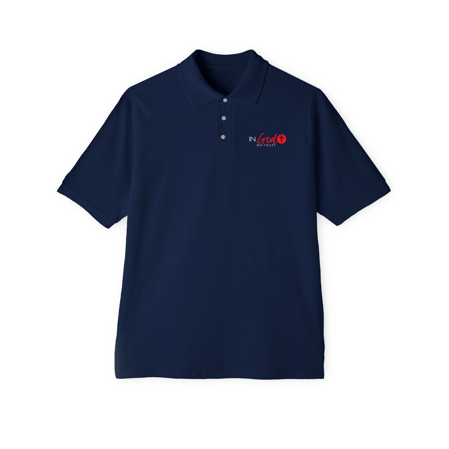 Polo Shirt: In God We Trust