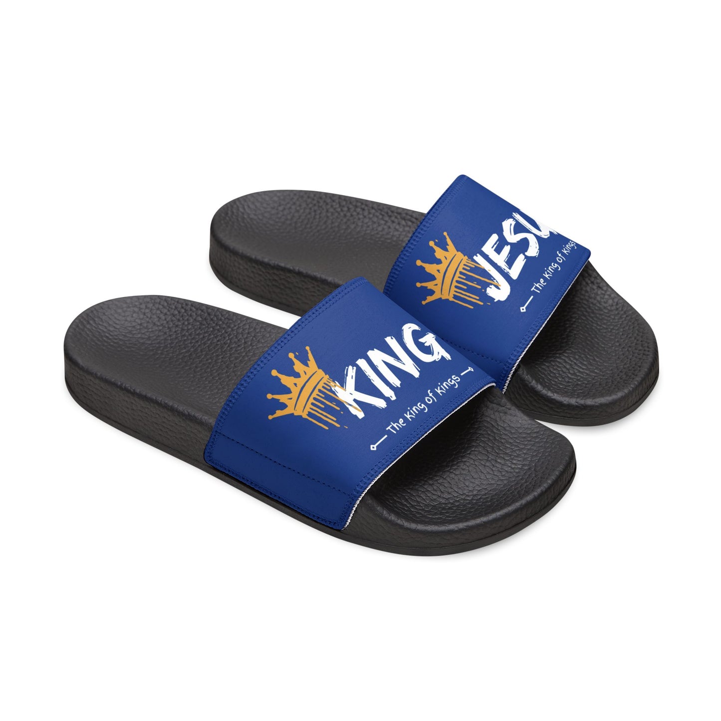 Sandals - Blue: King Jesus