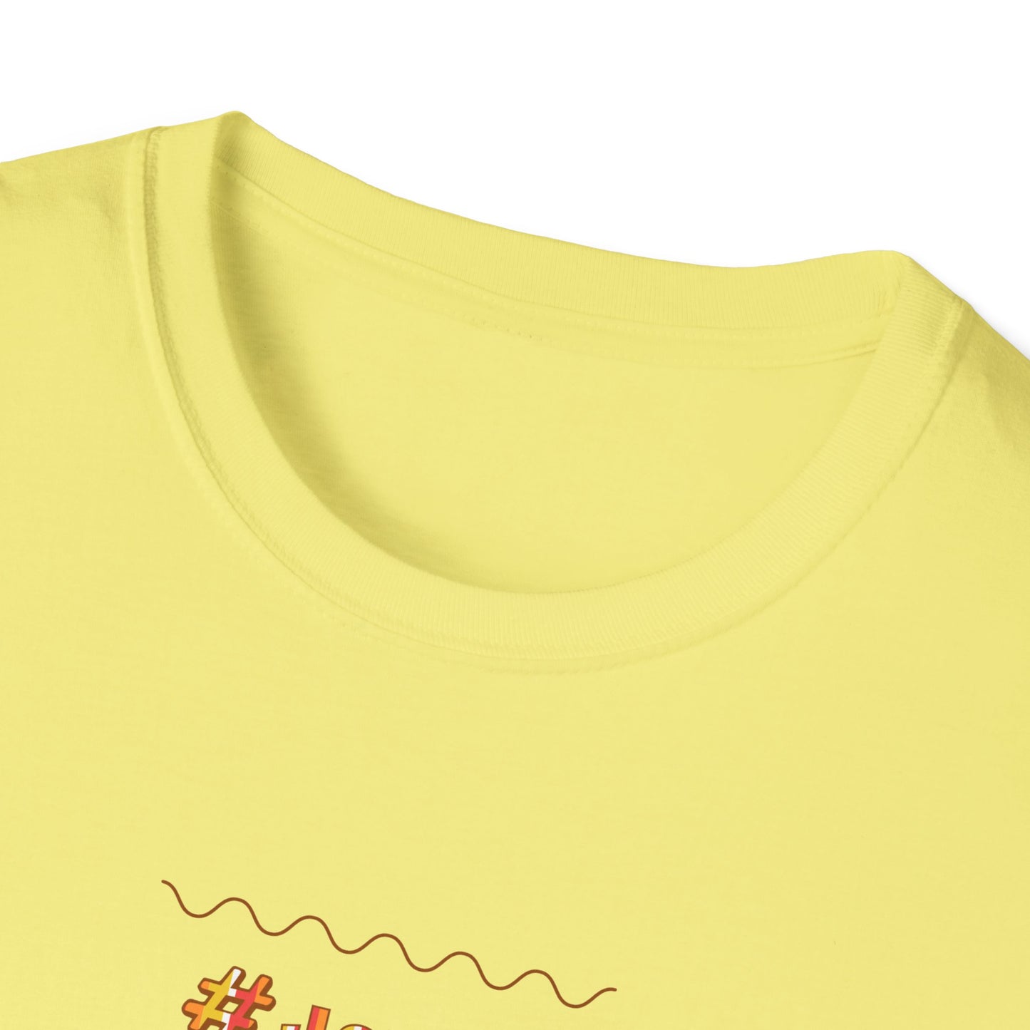Soft T-Shirt: #Jesus Yellow