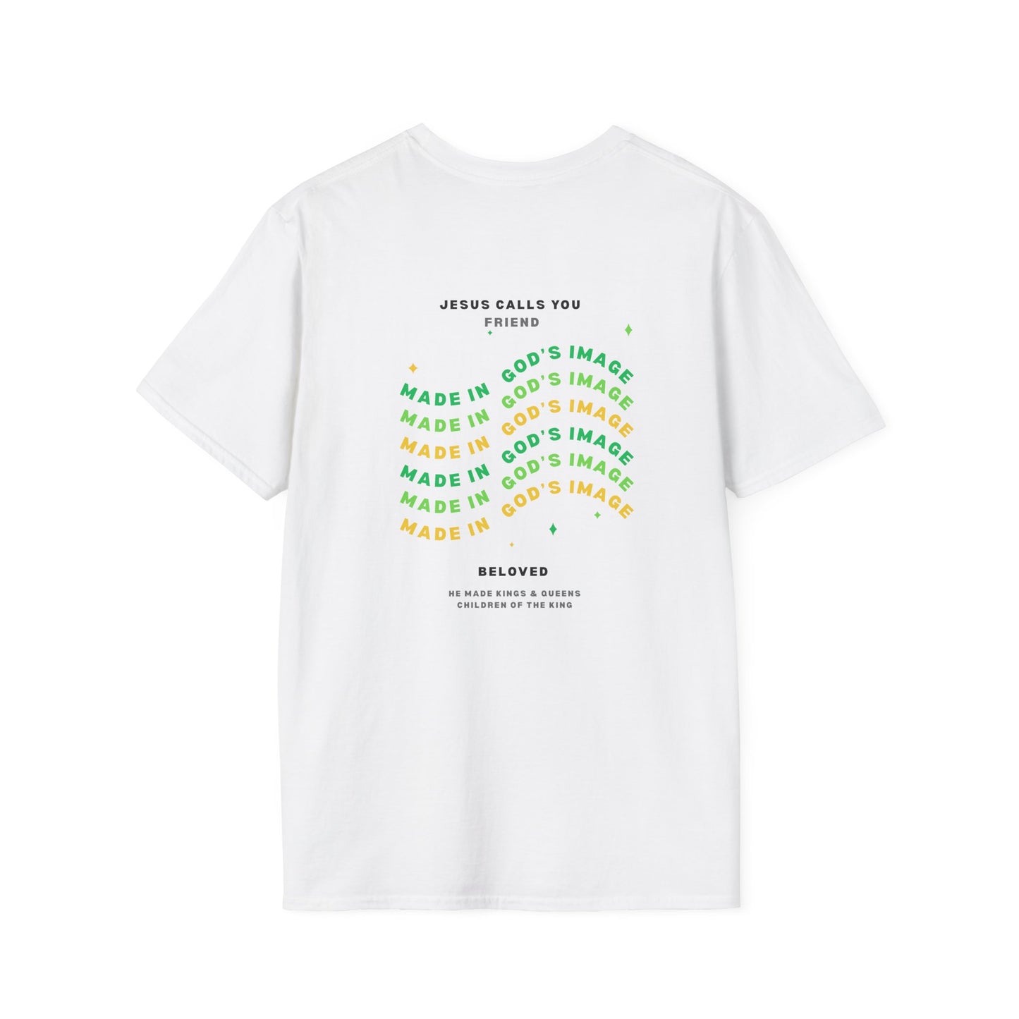 Soft T-Shirt: #Jesus Green