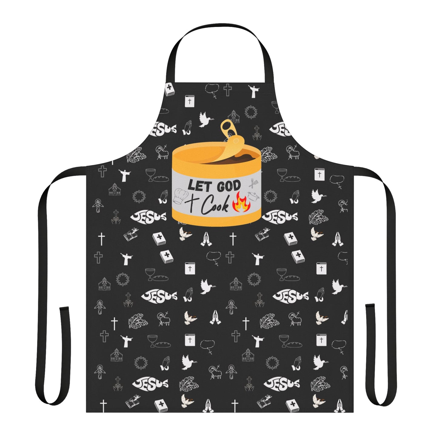 Cooking Apron: Let God Cook