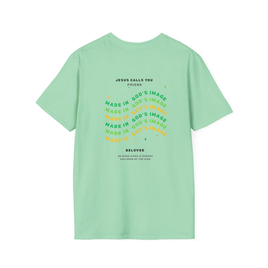 Soft T-Shirt: #Jesus Green