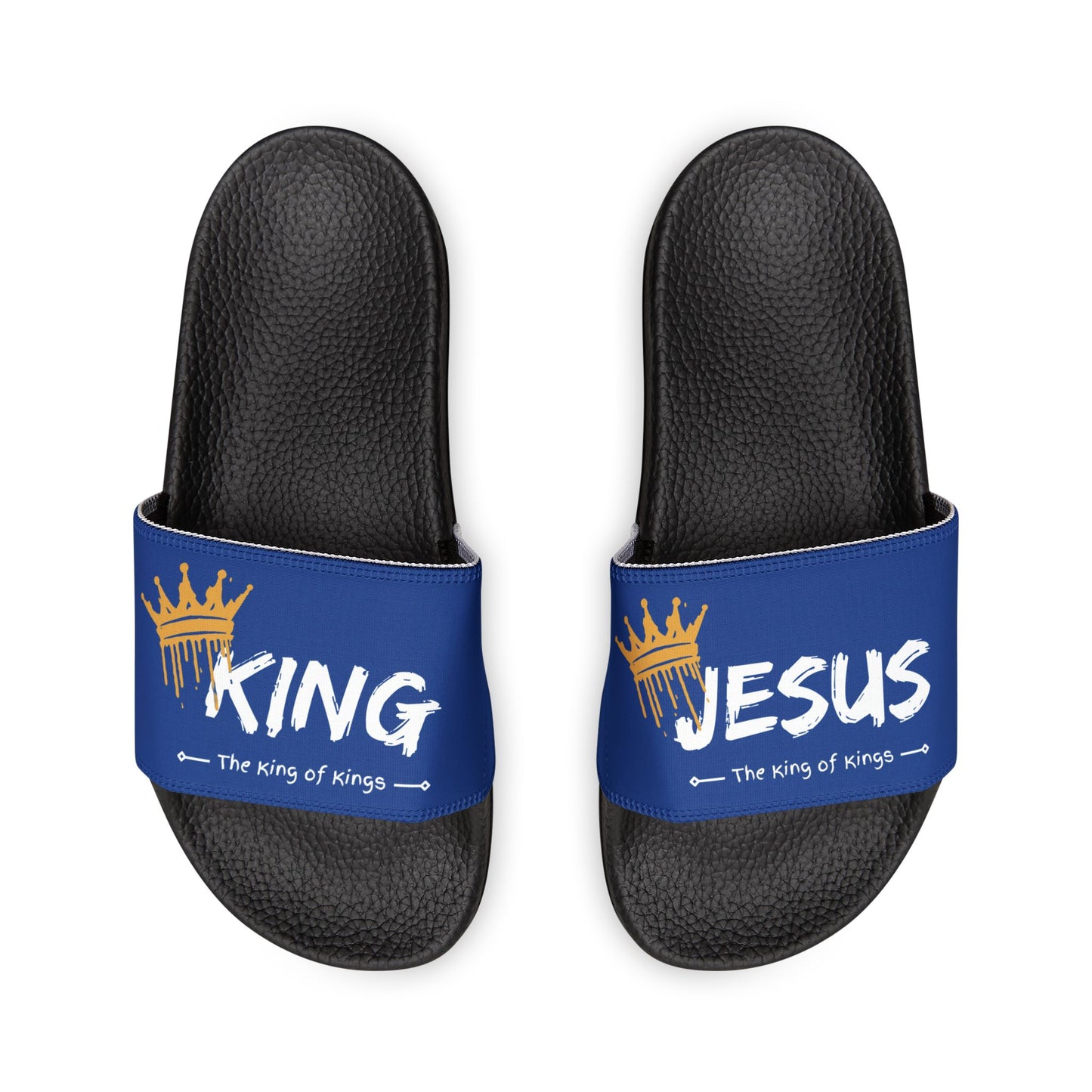 Sandals - Blue: King Jesus