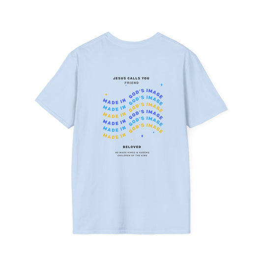 Soft T-Shirt: #Jesus Blue